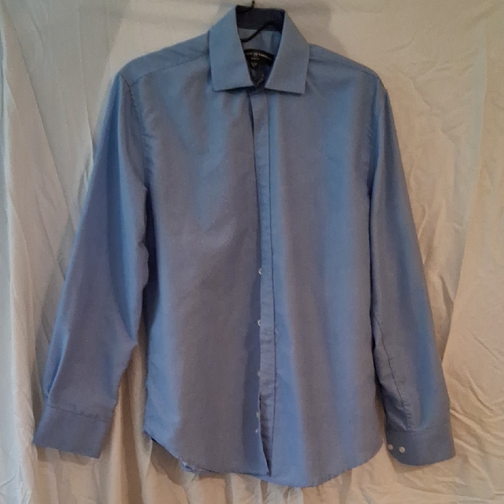 Society Of Threads Light Blue Dress Shirt